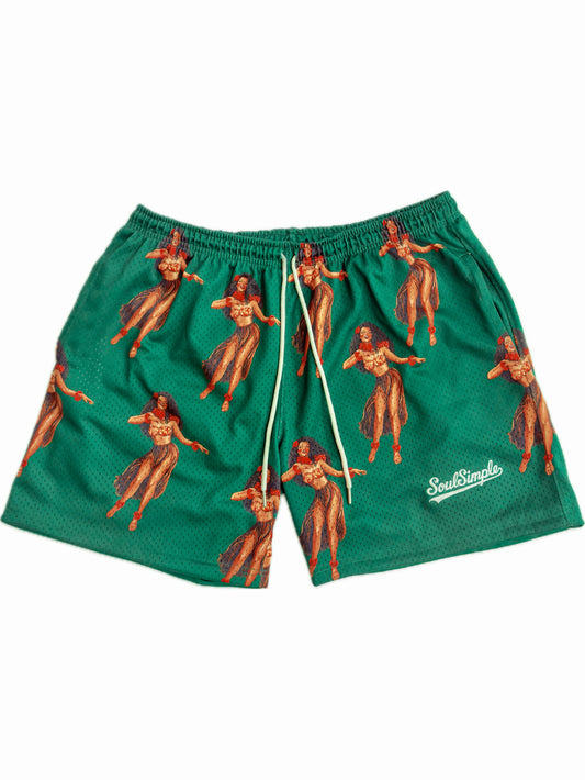 Vintage Hula Mesh Shorts